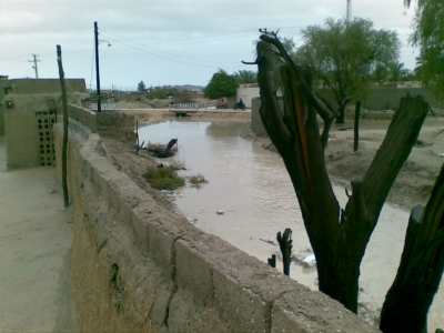 بارندگی شدید و تگرگ در گیاهدان و روستاهای قشم