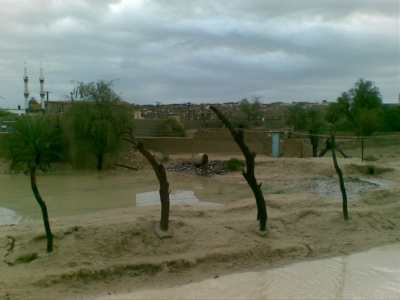 بارندگی شدید و تگرگ در گیاهدان و روستاهای قشم