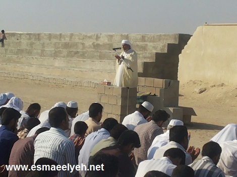 گزارش تصویری از برگزاری نماز استسقاء (طلب باران) گیاهدان به امامت شیخ محمد علی امینی