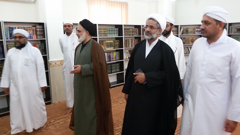 بازدید حجت الاسلام  والمسلمین هاشمیان رئیس مجتمع آموزش عالی علوم و مطالعات اسلامی از مدرسه اسماعیلیه