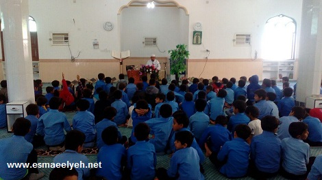 گزارش تصویری از حضور مدیریت مدرسه اسماعیلیه در محفل قرآنی دانش آموزان دبستان شیخان