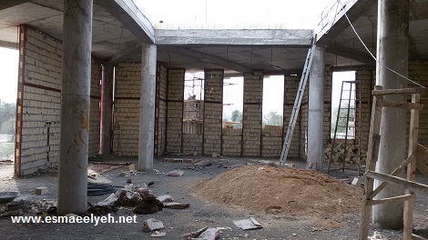 پروژه مسجد و شعبه حفظ در حال احداث مدرسه اسماعیلیه