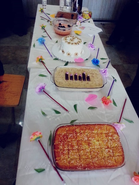 برگزاری مسابقه کیک و شیرینی پزی توسط شورای طلاب خواهران مدرسه اسماعیلیه