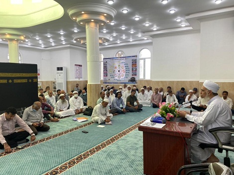 برگزاری سومین جلسه توجیهی زائرین بیت الله الحرام  با حضور شیخ عبدالرحیم خطیبی 